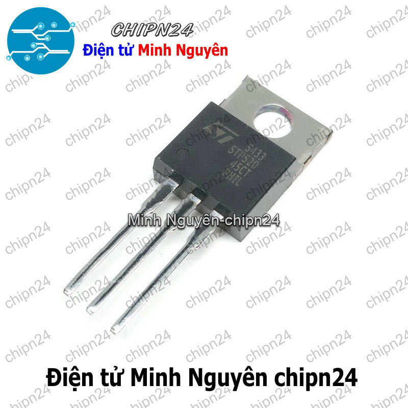 [1 con] (DIP) Diode STPS2045CT TO-220 20A 45V (STPS2045 STPS 2045 2045CT) [Diode Schottky] - HH003262
