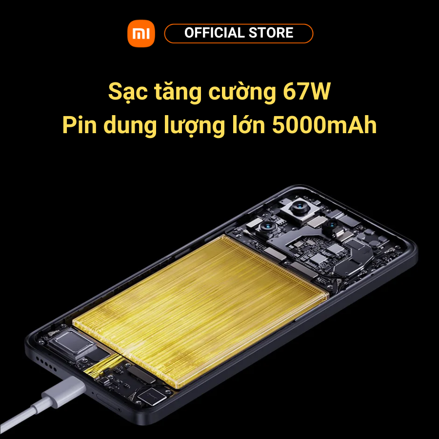 Điện thoại thông minh POCO X6 Pro 5G (8+256GB | 12+512GB) | Màn hình 120Hz AMOLED | MTK D8300 | 3 Cam 64MP | Pin 5000mAh Sạc nhanh 67W