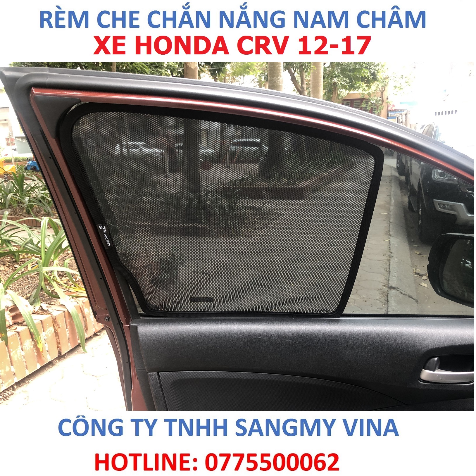 Rèm che chắn nắng nam châm xe honda CRV  đời 2012-2017