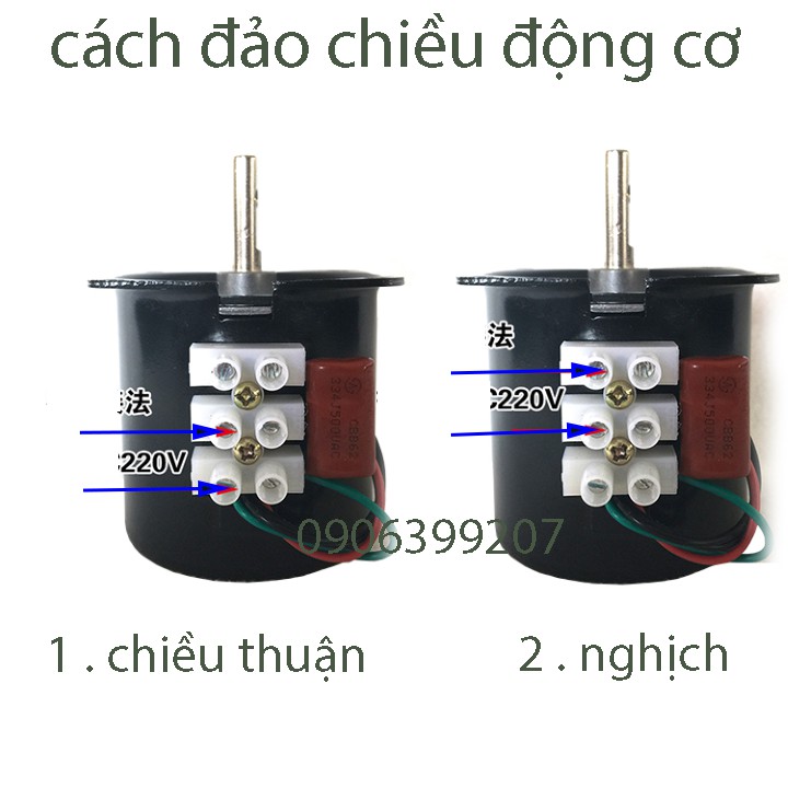 motor giảm tốc 220v - motor giảm tốc 5 rpm