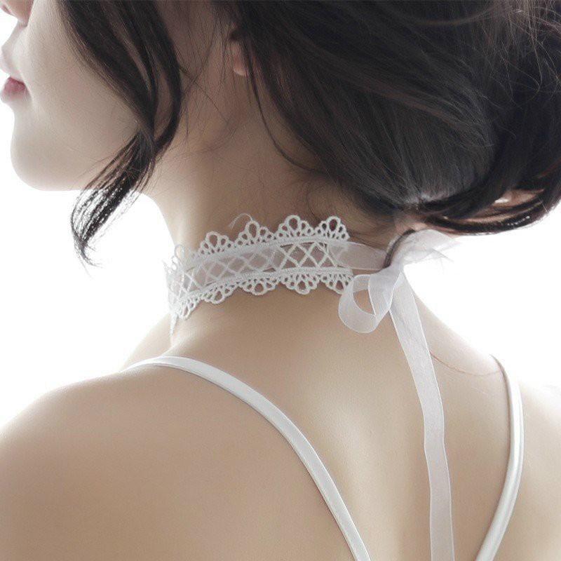 Vòng Cổ Chocker Ren Hoa Quyến Rũ Phụ Kiện Phối Đồ