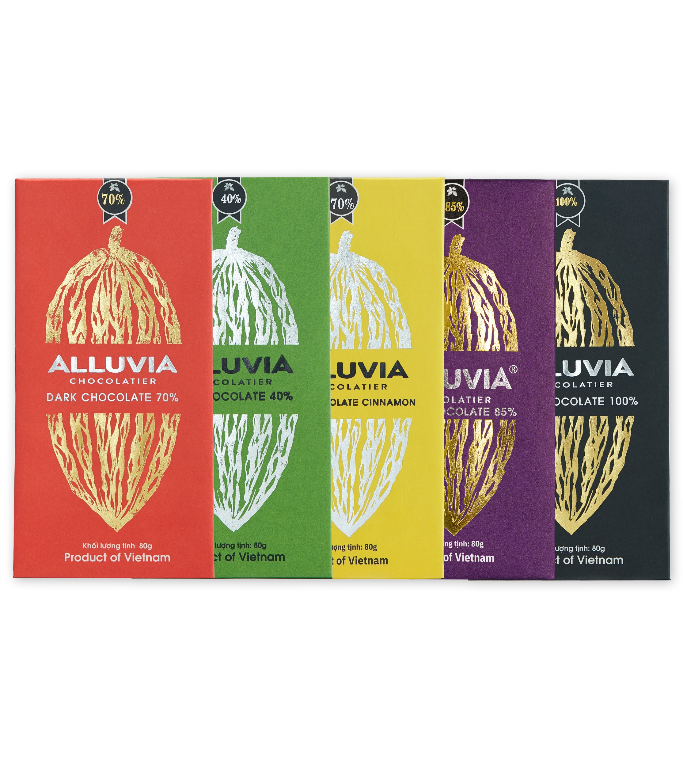 Sô cô la đen Alluvia 70% 80g