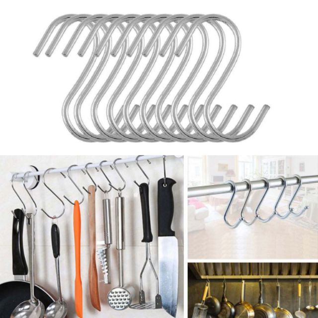 Móc treo Inox đa năng hình chữ S tiện lợi