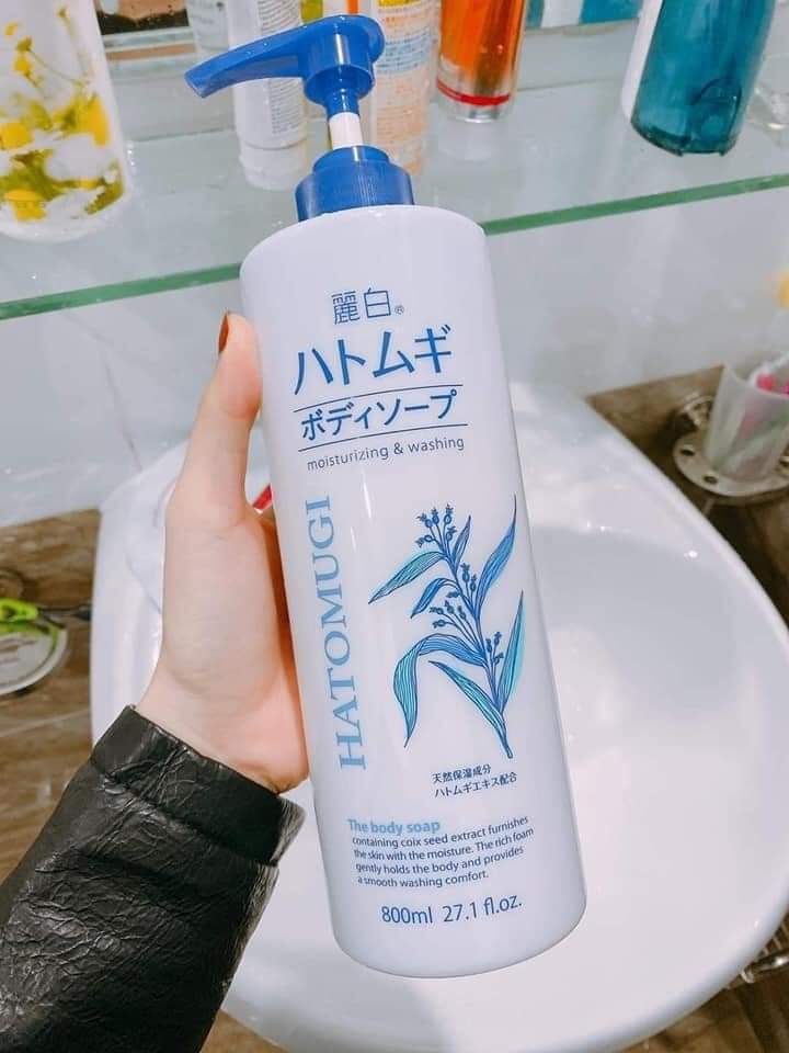 SỮA TẮM GẠO Ý DĨ HATOMUGI NHẬT 800ml