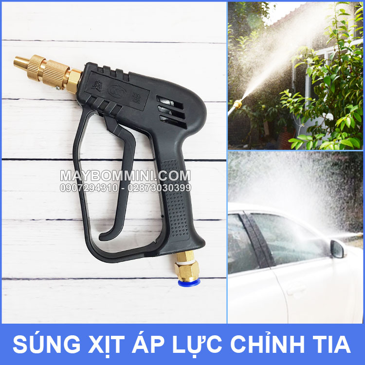 Súng xịt rửa xe máy lạnh