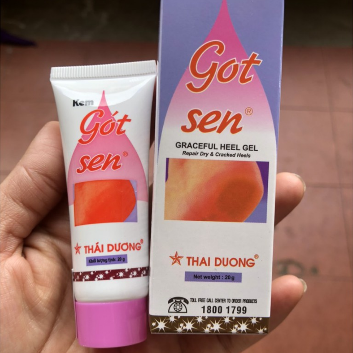 Kem ngừa nứt gót chân Gót Sen Thái Dương (20g)