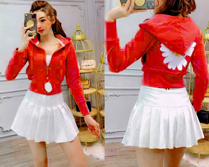 [HCM]Áo khoac Nữ kiểu lửng thêu Hoa Cúc cực đẹp Áo khoác chống nắng nữ bao chất lượng