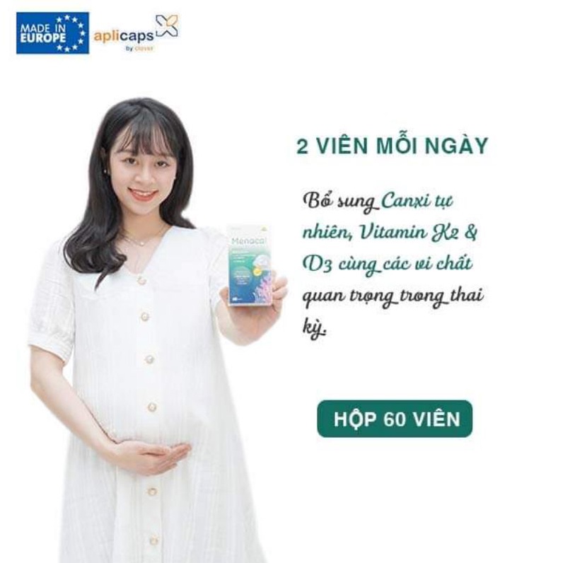 Menacal - Canxi từ tảo biển và san hô (Hộp 60 viên)