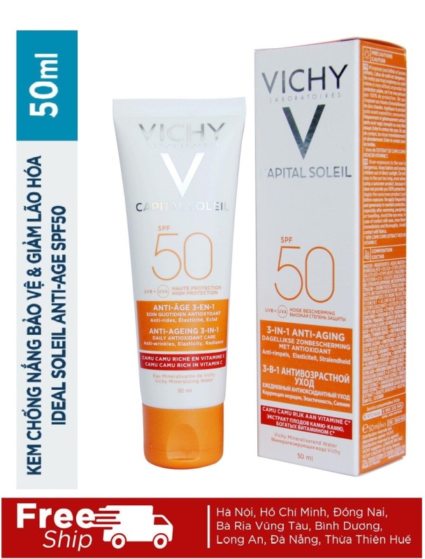 Kem Chống Nắng Chống Lão Hoá Vichy Ideal Soleil Anti Age SPF50+ giá rẻ