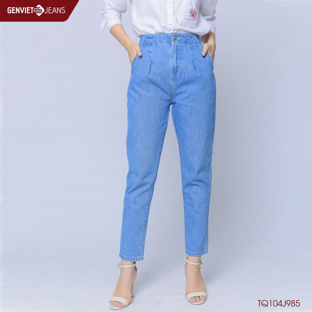 Quần dài jeans nữ TQ104J985 GENVIET