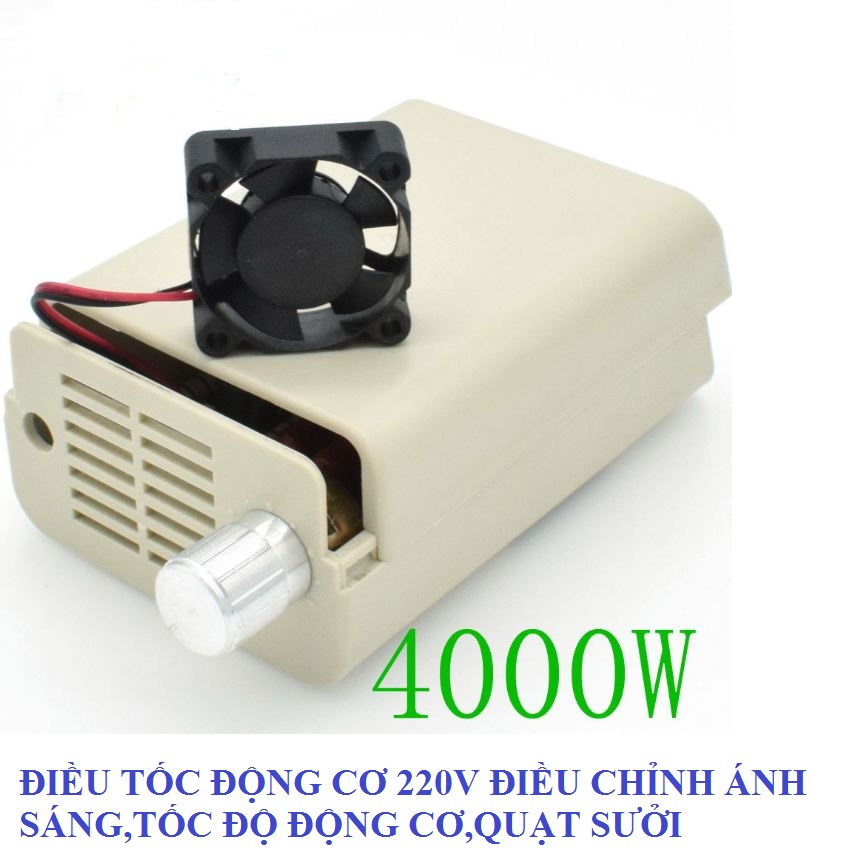 Mô-đun Điều Khiển Tốc Độ Đèn Động Cơ 4000W 220V AC SCR, Bộ Điều Chỉnh Điện Áp, Bộ Điều Chỉnh Nhiệt