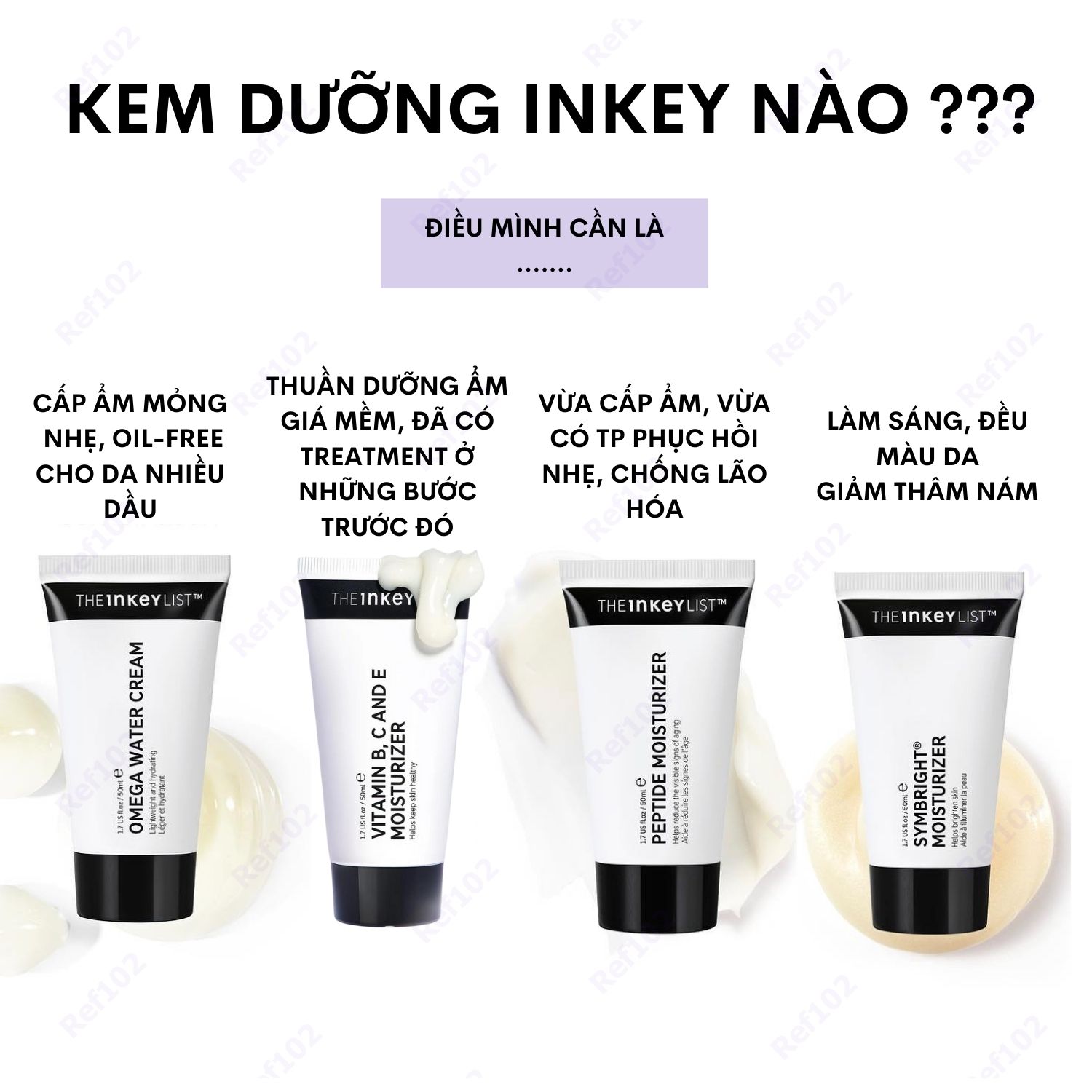 Kem dưỡng ẩm The INKEY List Peptide Moisturizer Ref102