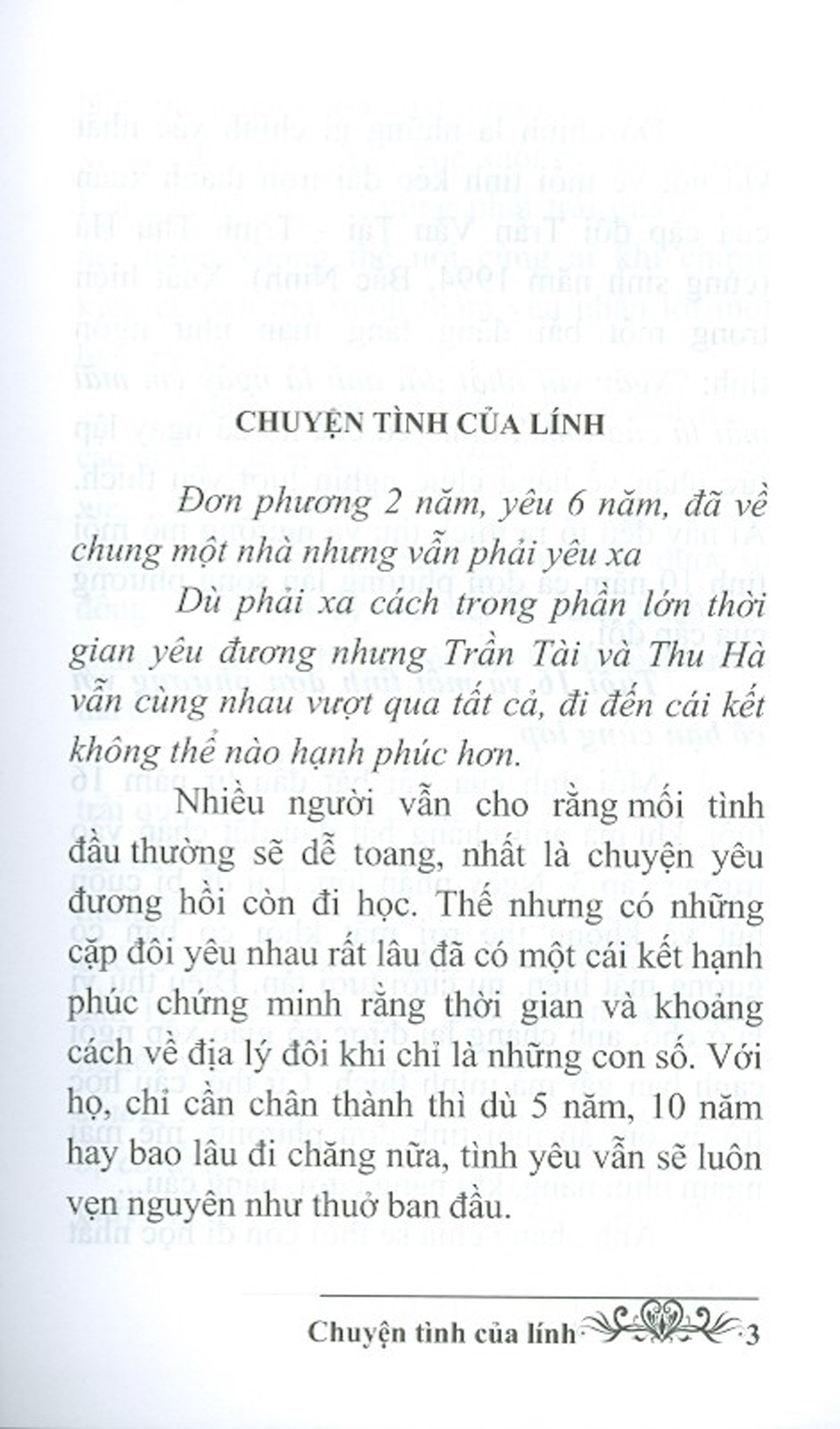 Chuyện Tình Của Lính
