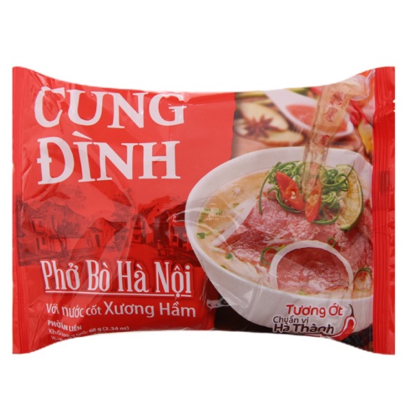 Phở Cung Đình Gói 68g (Bò/Gà).