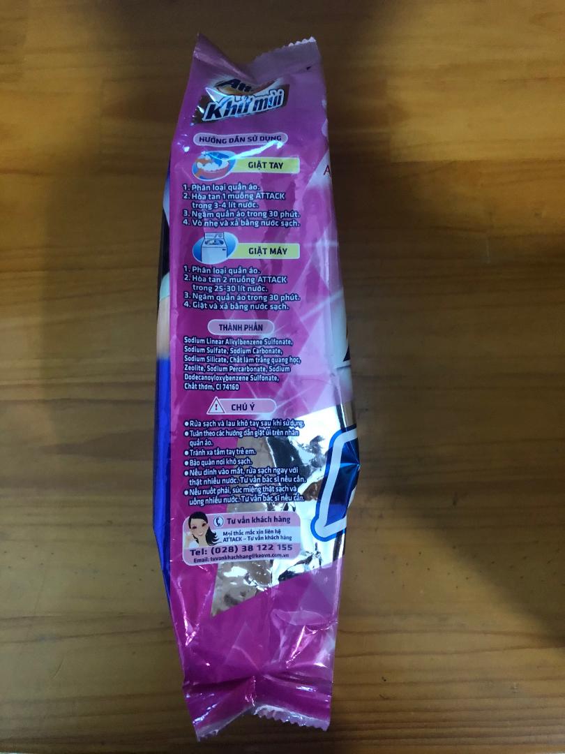 Bột giặt Attack hương anh đào 720 gr