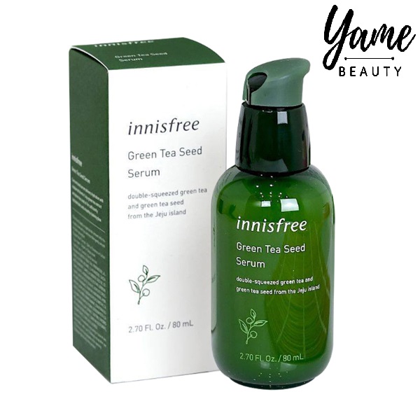 [Hcm]Serum Innisfree Tinh Chất Dưỡng Ẩm Green Tea Seed Trà Xanh Hàn Quốc 80Ml