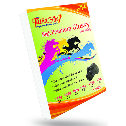 Giấy in ảnh 1 Mặt A4