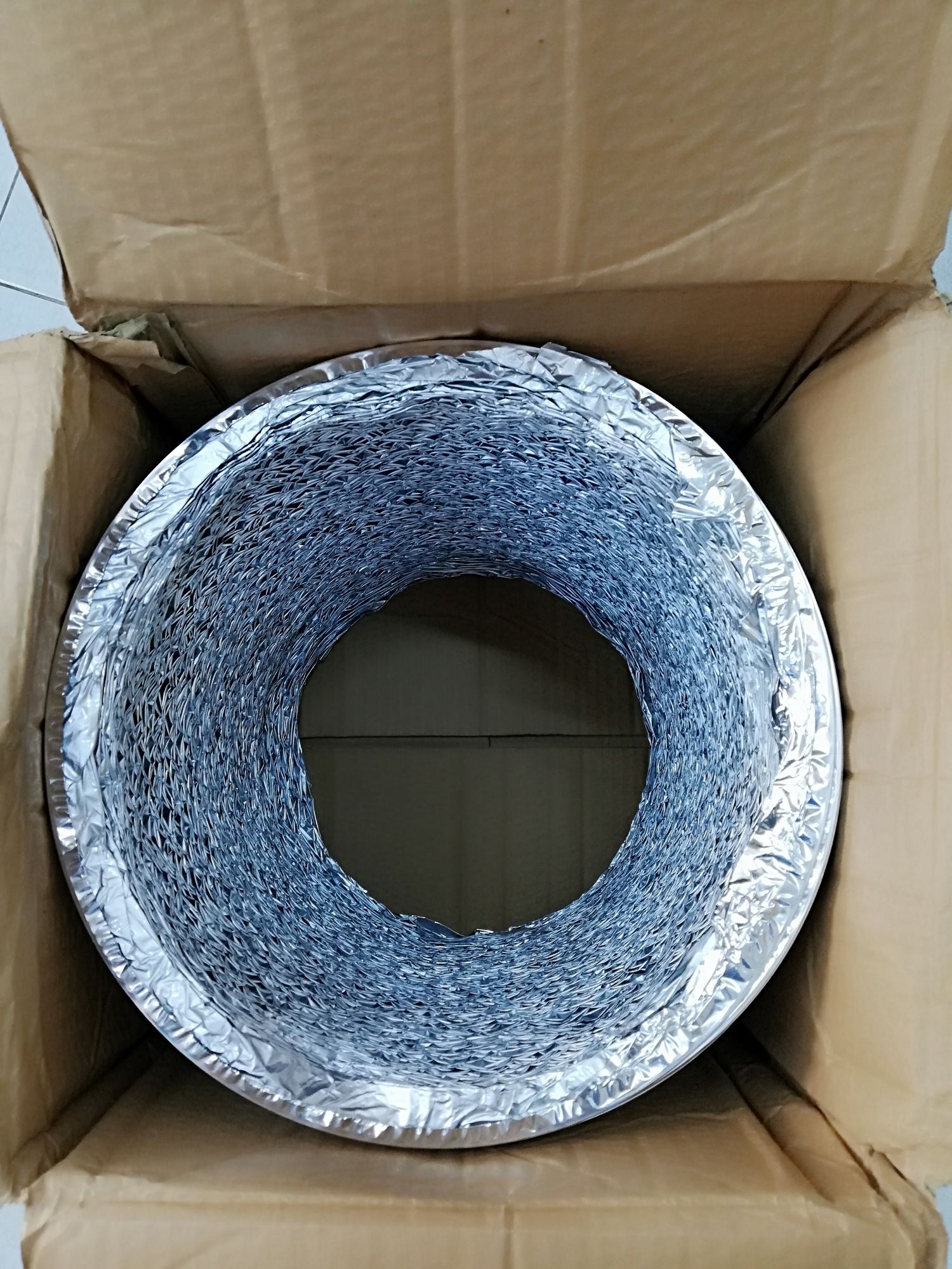 Ống bạc máy hút mùi D250mm x 1m