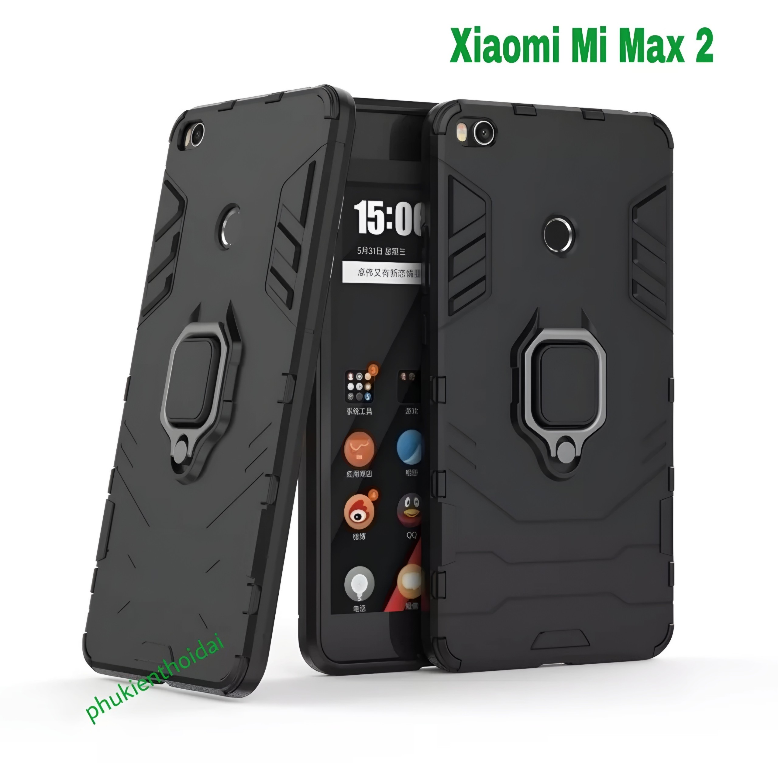 Ốp lưng Xiaomi Mi Max 2 / Max 3 chống sốc Iron Man Iring cao cấp chống va đập mạnh