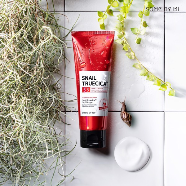 Sữa rửa mặt some by mi snail truecica 5.5 low ph 100ml