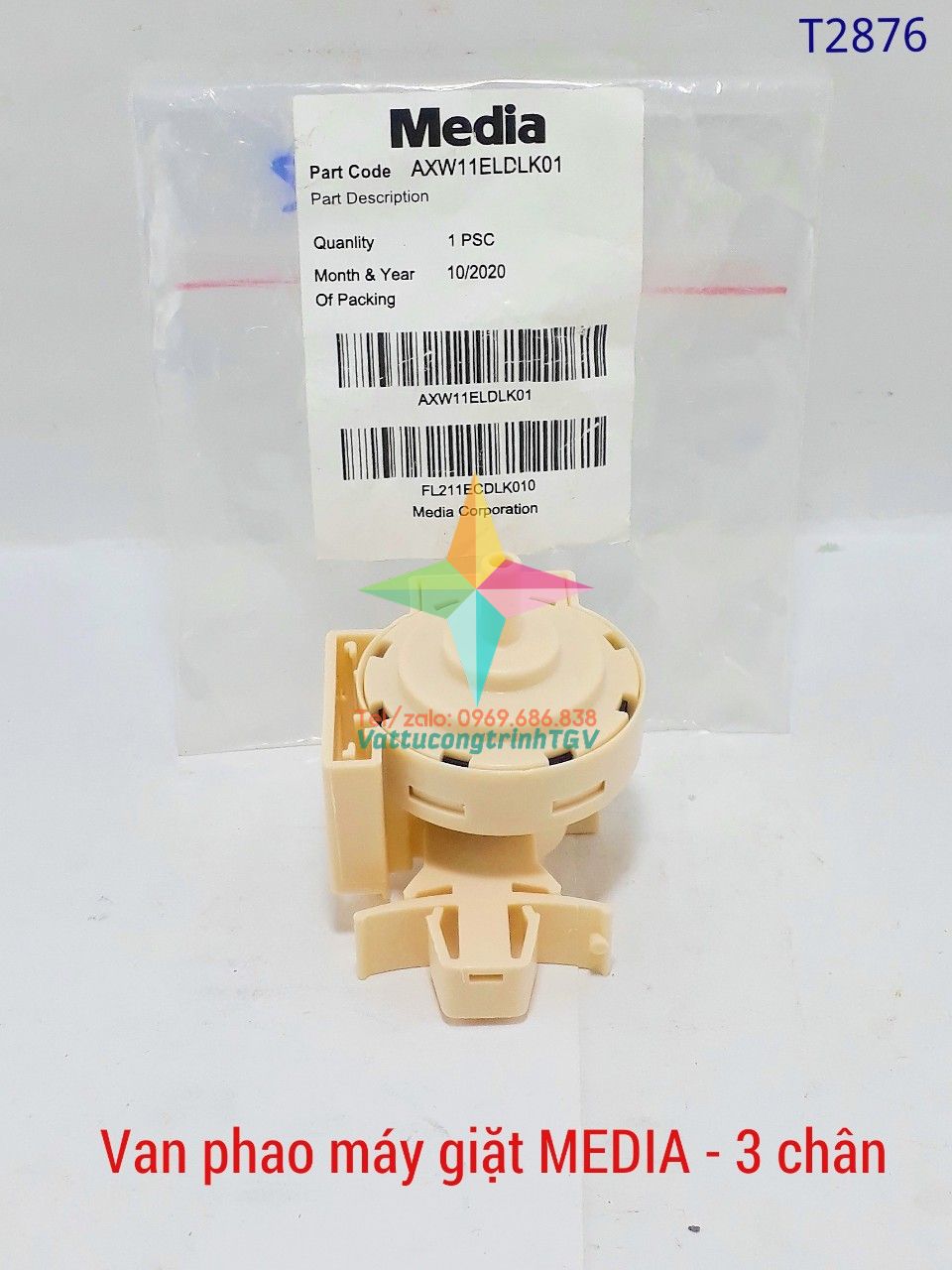 Phao áp lực máy giặt cửa ngang midea dc5v- sw-8