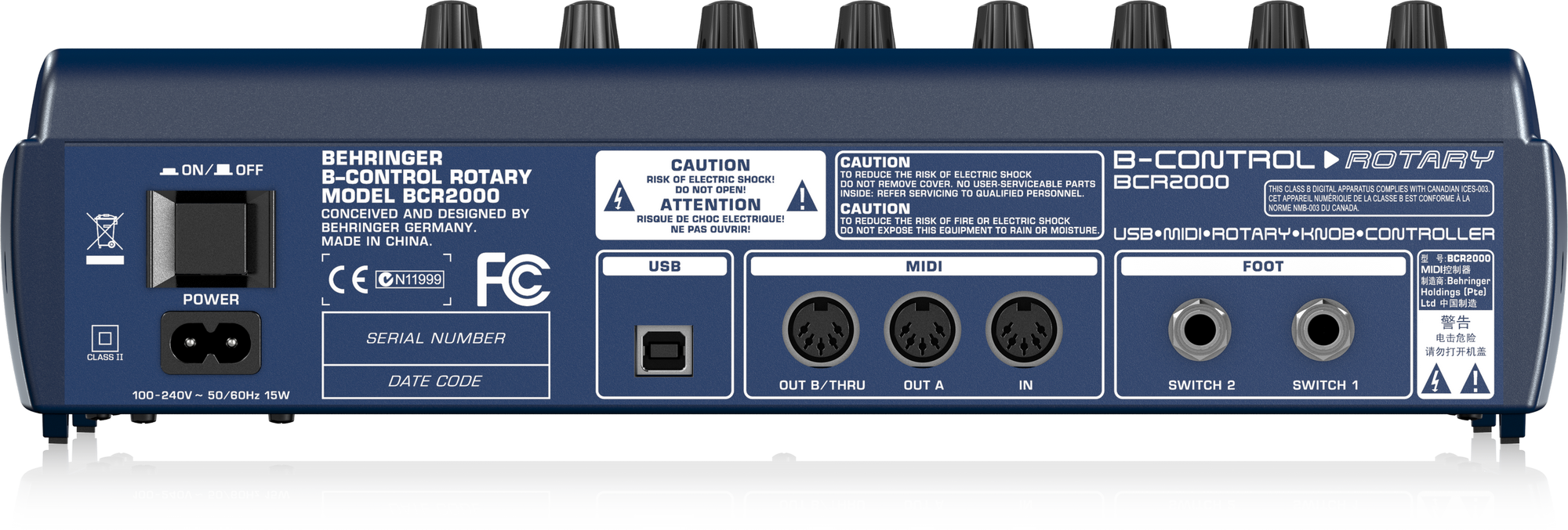 [HCM]USB/MIDI Controller Behringer BCR2000 - Hàng Chính Hãng