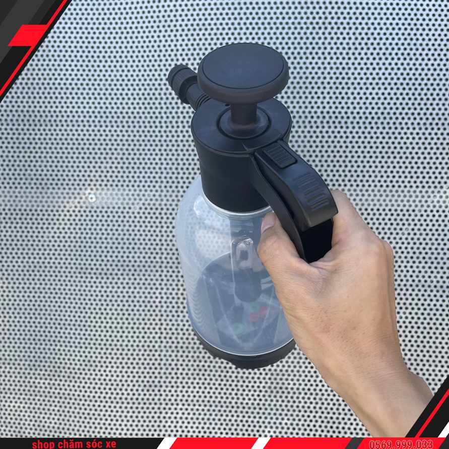 Bình xịt rửa xe bọt tuyết cầm tay 2 lít