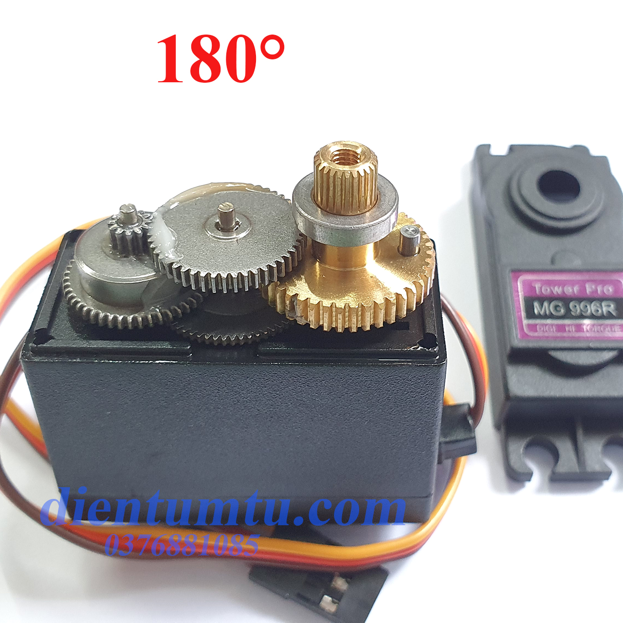 Động Cơ RC Servo MG996 MG996R 180 độ, 360 độ