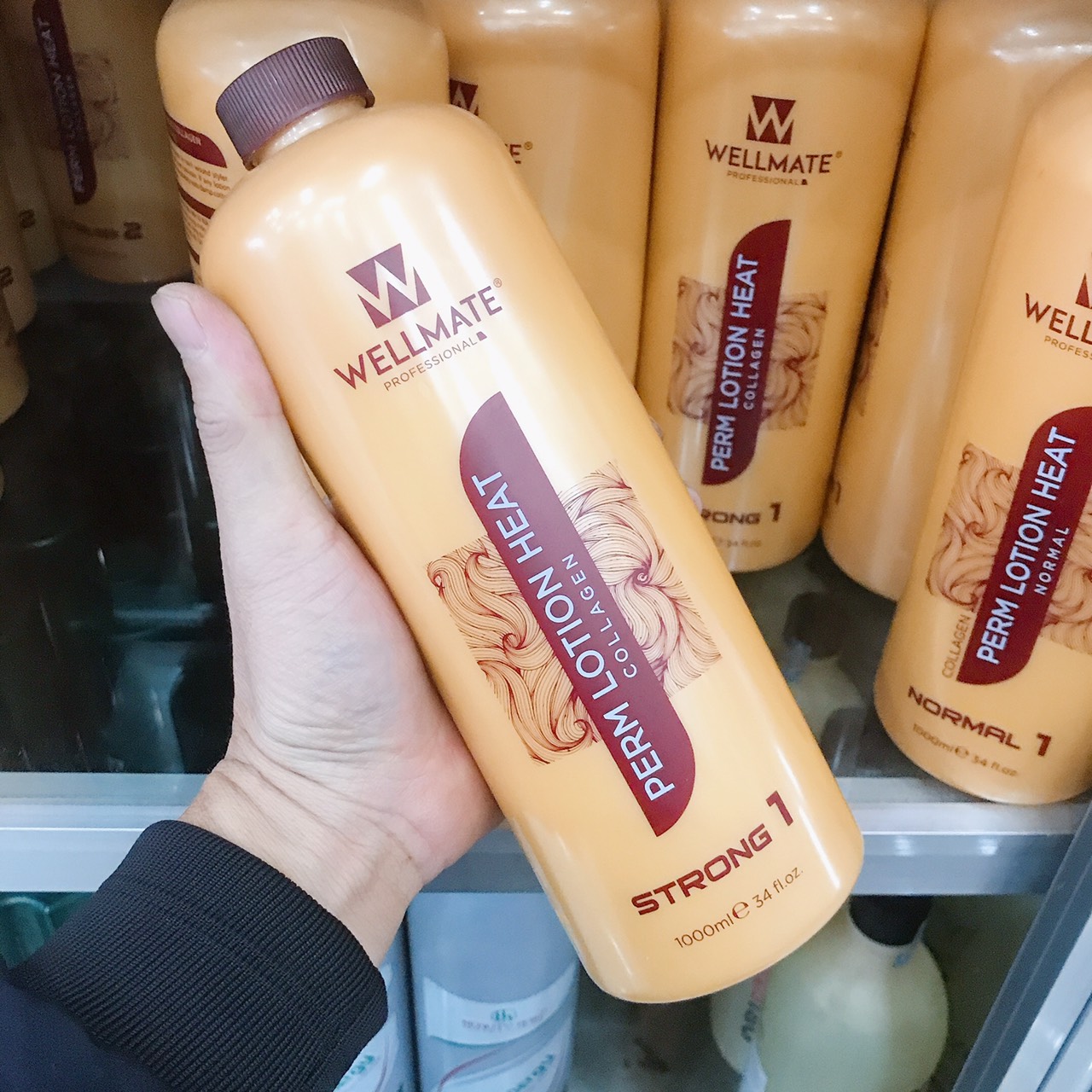 (Nguyên Cặp) thuốc uốn nóng hoa sứ wellmate