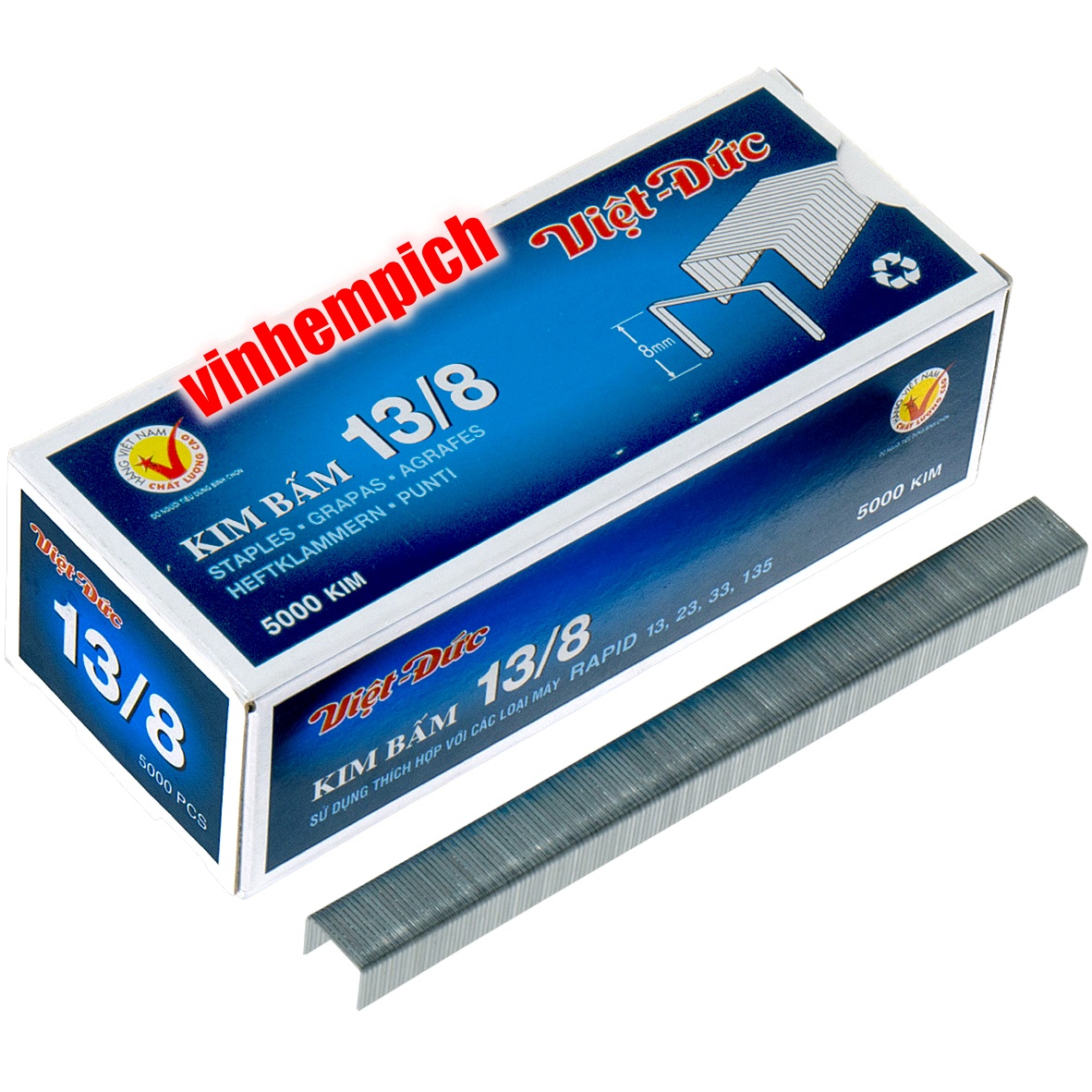 Kim bấm gỗ việt đức 13/8