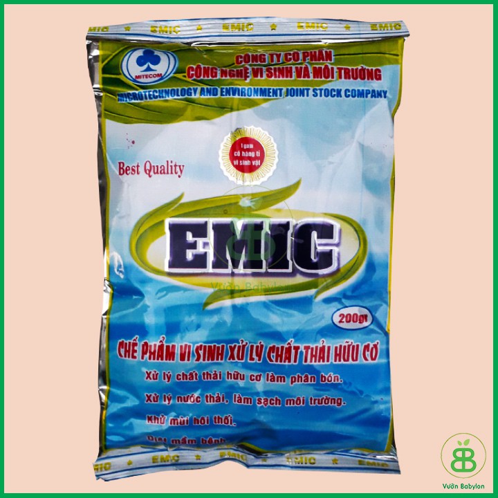 COMBO Ủ PHÂN ĐẬU TƯƠNG(15KG) VỚI CHẾ PHẨM EMIC