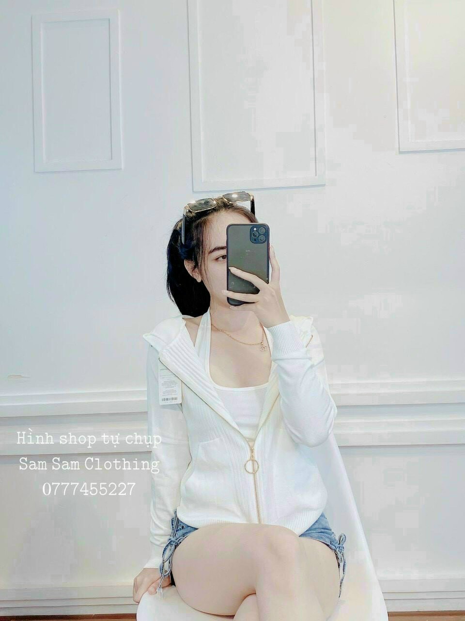 Áo khoác cardigan nữ,áo len nón to dây kéo hàng nhập qc cực hot cực xinh
