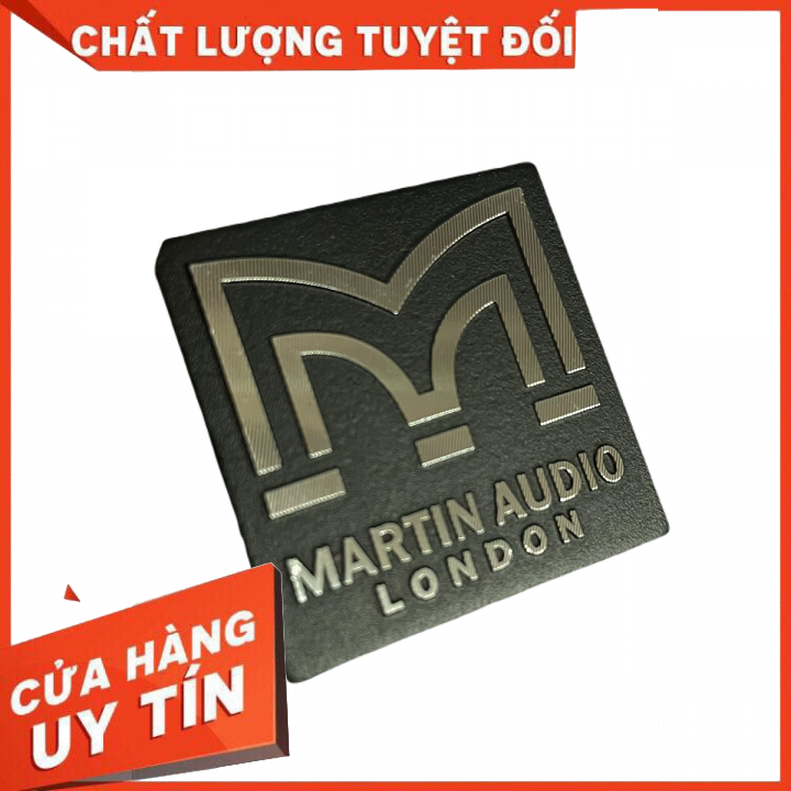 logo dán thùng loa hiệu Martin audio cỡ 4x4cm: 2 chiếc