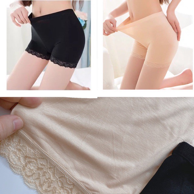 Quần mặc trong váy COTTON siêu co giãn