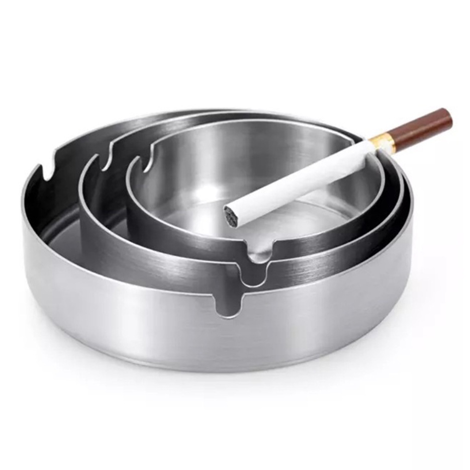 8cm Gạt tàn thuốc -Gạt tàn thuốc lá inox