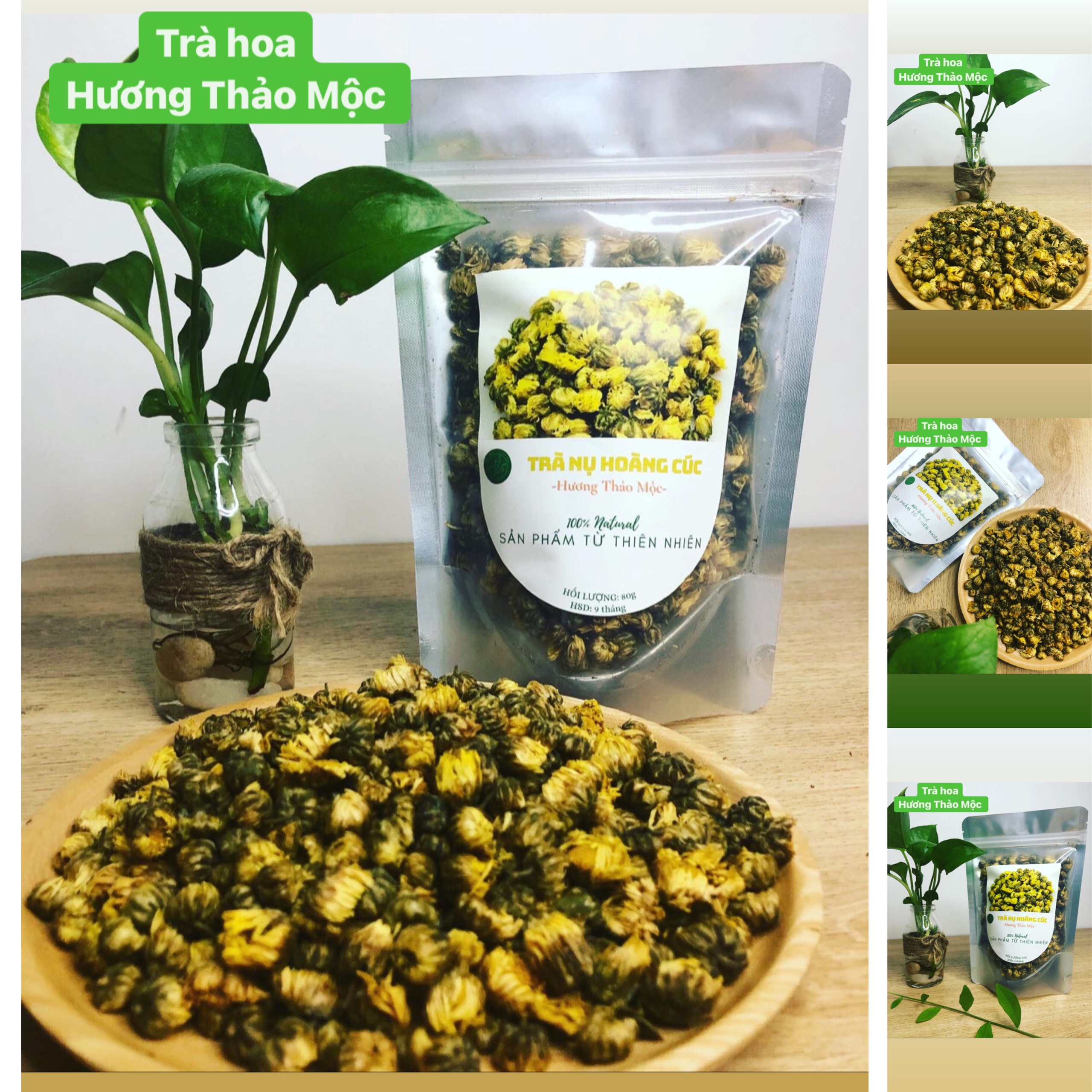 Trà Nụ Hoàng Cúc (Ngủ Ngon - Đẹp Da) - Trà Hoa Natural Thảo Mộc