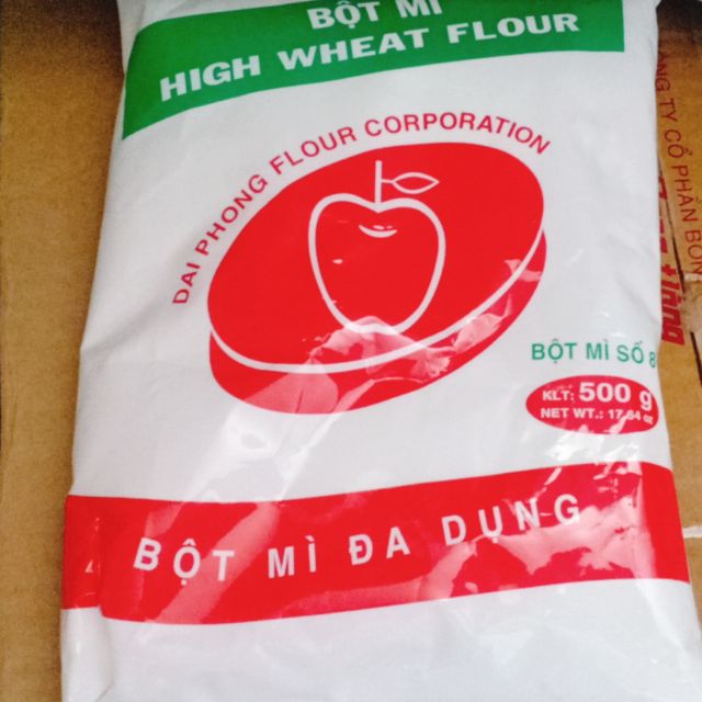 Bột mì đa dụng hiệu Táo đỏ 500g
