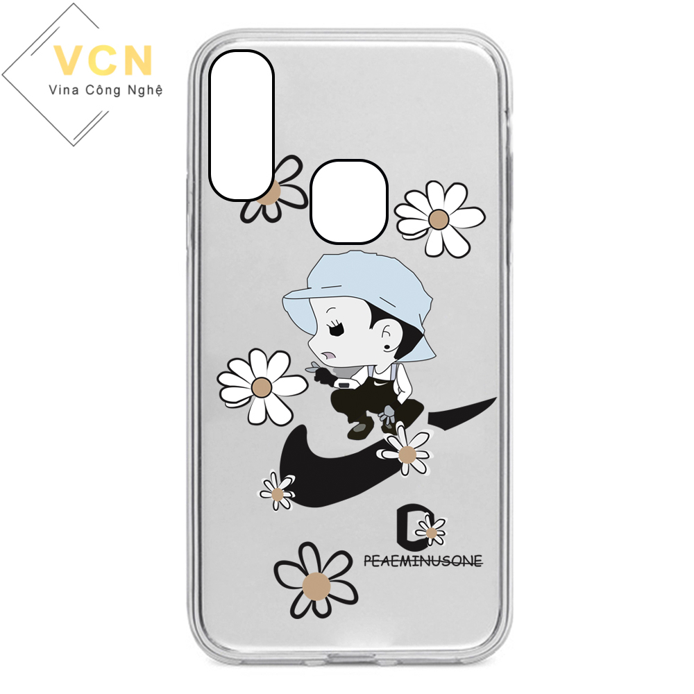[HCM]Ốp lưng Vsmart Active 1 Plus Hoa Cúc Peaceminusone dẻo trong in hình nổi 5D(sản phẩm có mẫu 6)