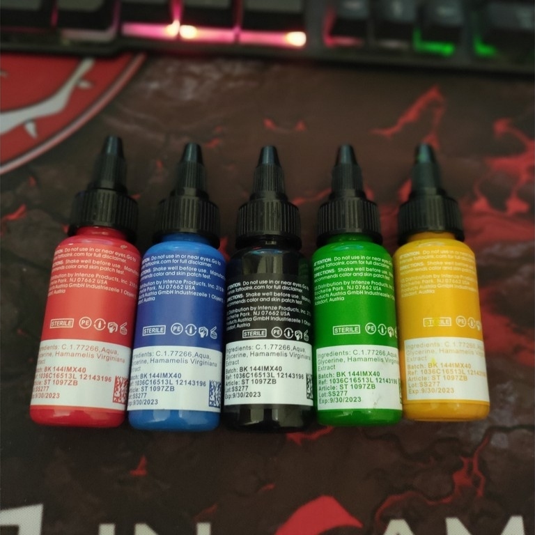Mực xăm Intenze Zuper Green 30ml