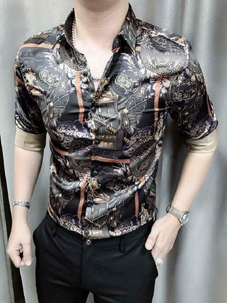 [Hoàn Tiền 15%] [HCM]ÁO SƠ MI NAM HỌA TIẾT ĐỘC VÀ LẠ