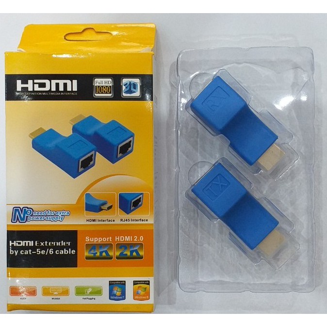 Đầu chuyển đổi HDMI to LAN 30M - BH3 Tháng