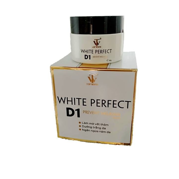 Kem làm mờ vết thâm,dưỡng trắng ,ngăn ngừa nám da top white D1 mẫu mới 2020