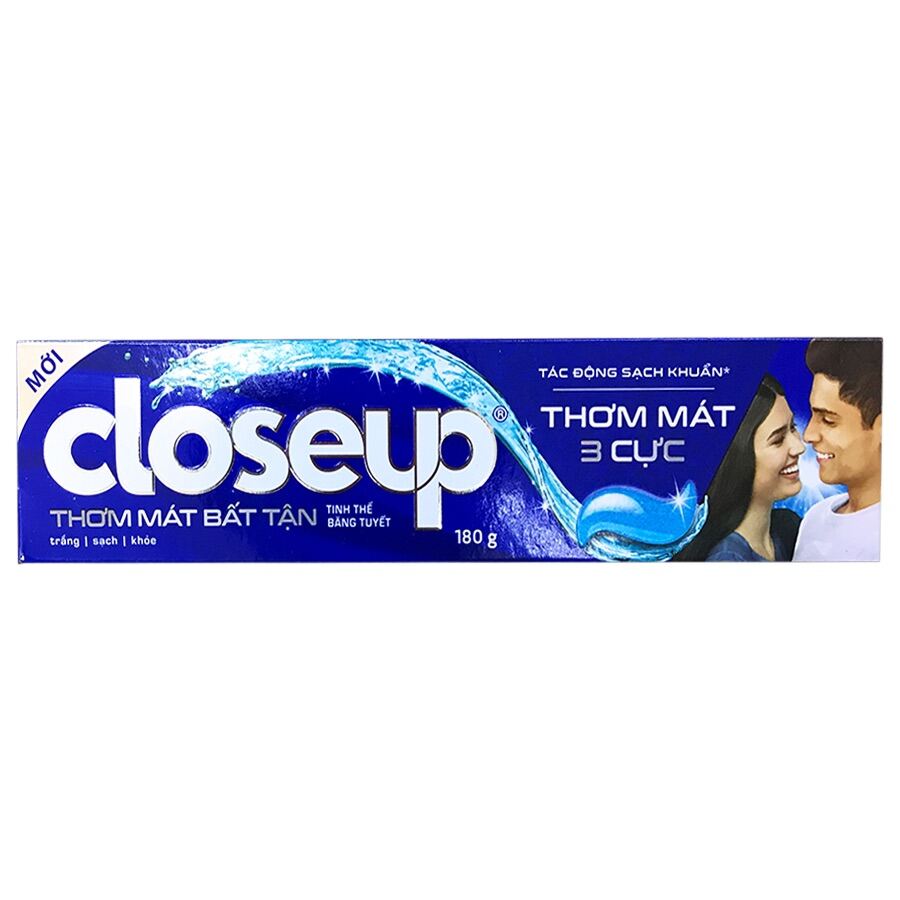 Kem đánh răng closeup băng tuyết/ bạc hà 180g