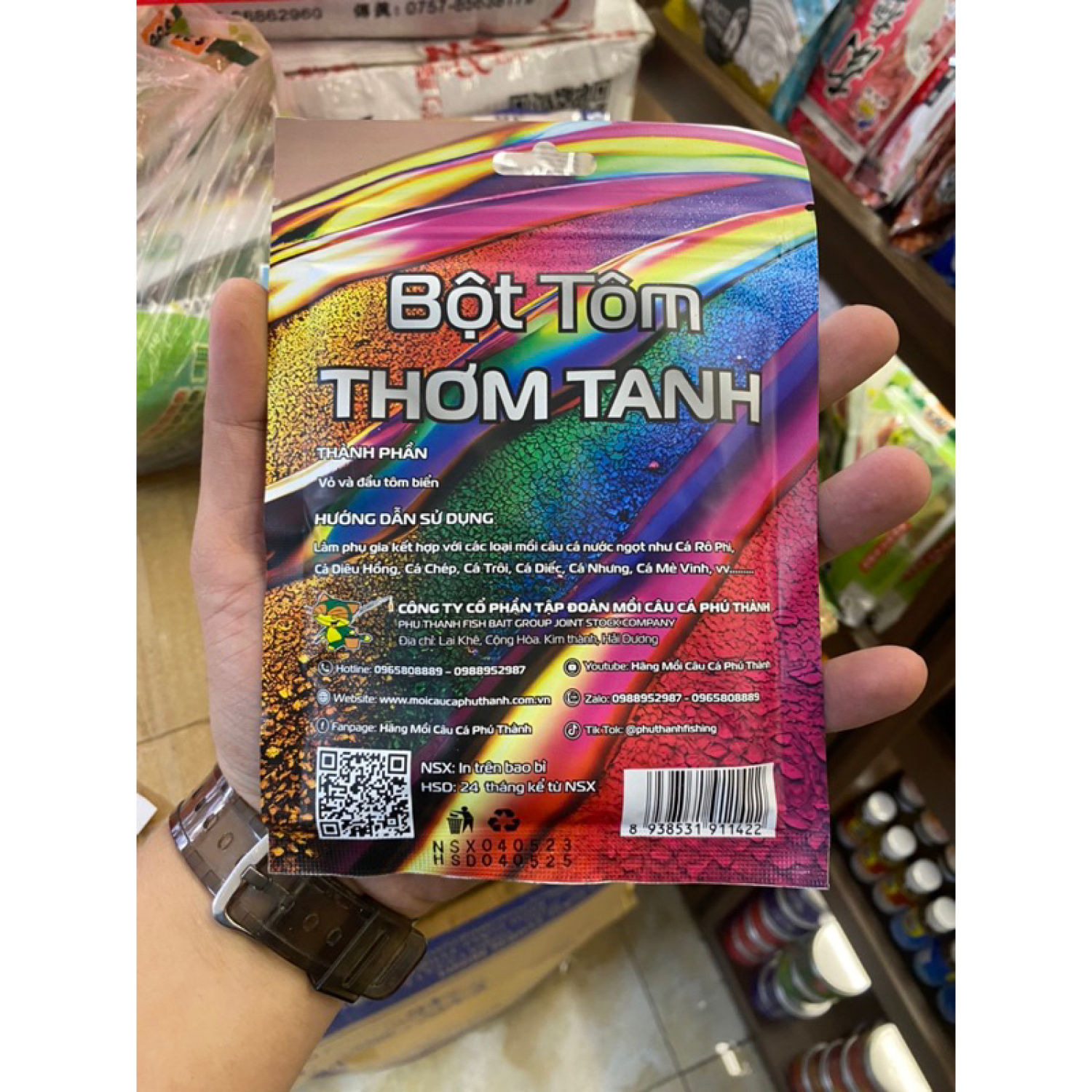 Bột Tôm Nam Cực - Bột Tôm Thơm Tanh Phú Thành 50g