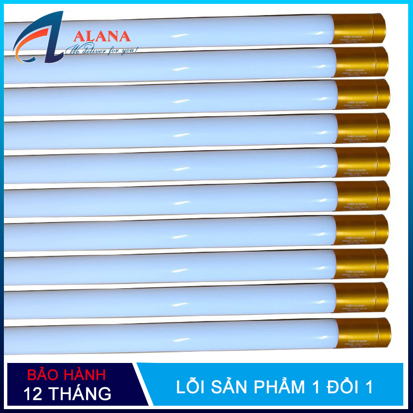 Bộ 10 Bóng đèn led, đèn led Tuýp thủy tinh 30W dài 1,2m siêu sáng