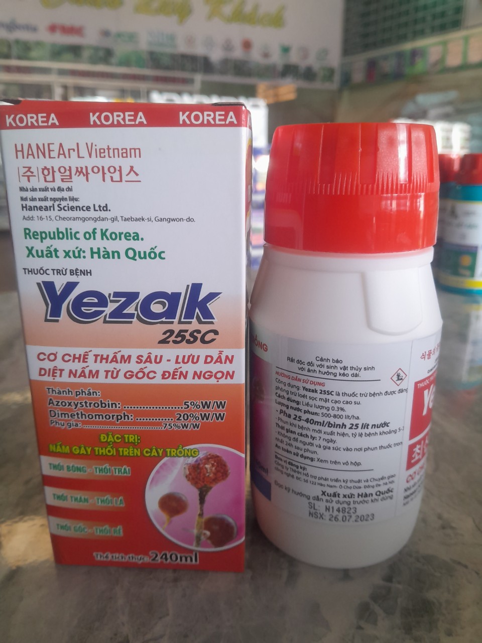 THUỐC TRỪ BỆNH YEZAK 25SC 240ML