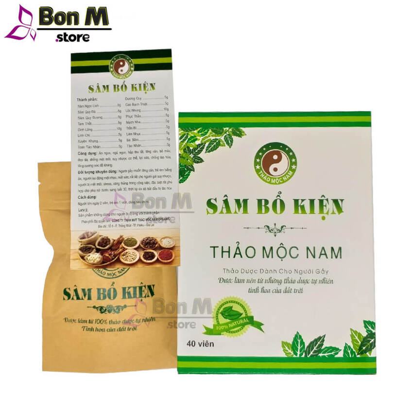 Sâm Bổ Kiện Thảo Mộc Nam - Tăng Cân Dành Cho Người Gầy Lâu Năm [ HÀNG CHÍNH HÃNG - DATE MỚI NHẤT ]