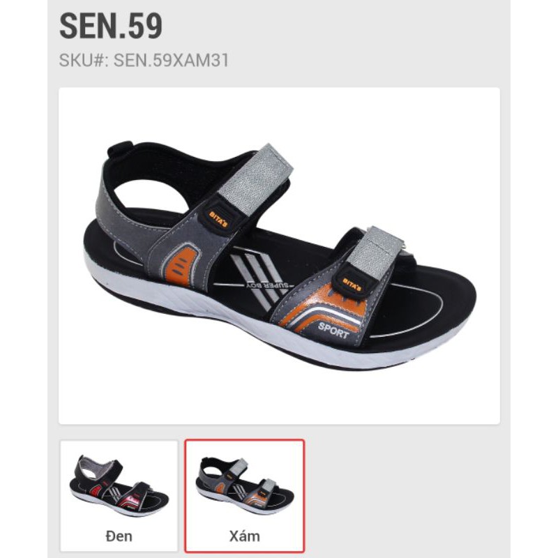 Sandal Bitas bé trai SEN.59 (31-37)