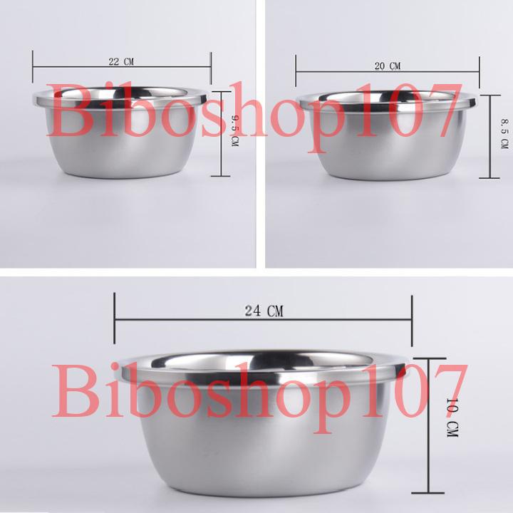 Tô trộn / Âu trộn bột inox 20cm