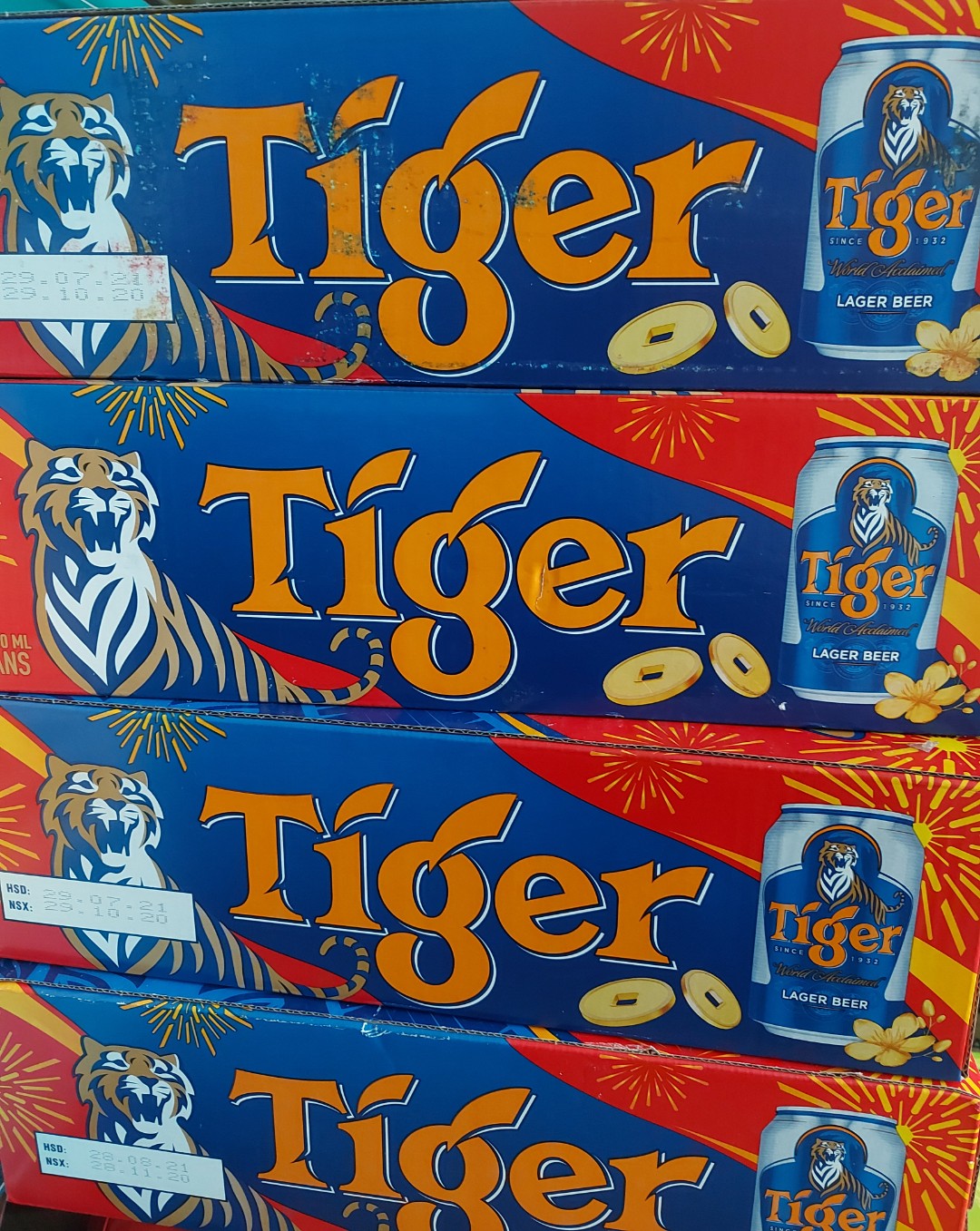 Combo 12 lon bia tiger x 330ml